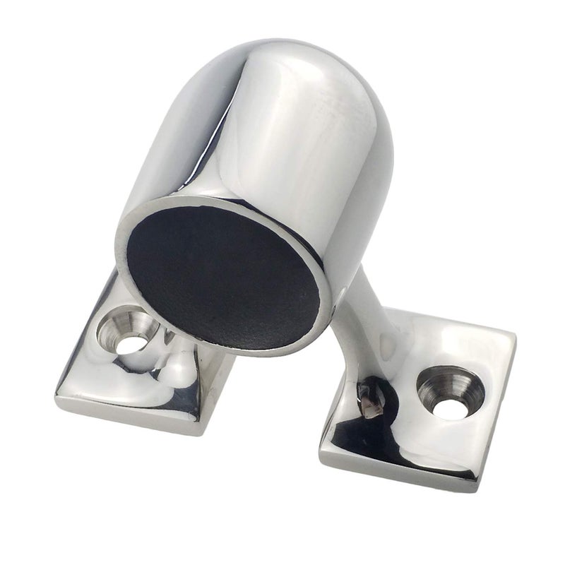 keehui 316 Stainless Steel Marine Grade Boat Hand Rail Fitting 1"" OD Tube 90 Degree End Stanchion - Image 5